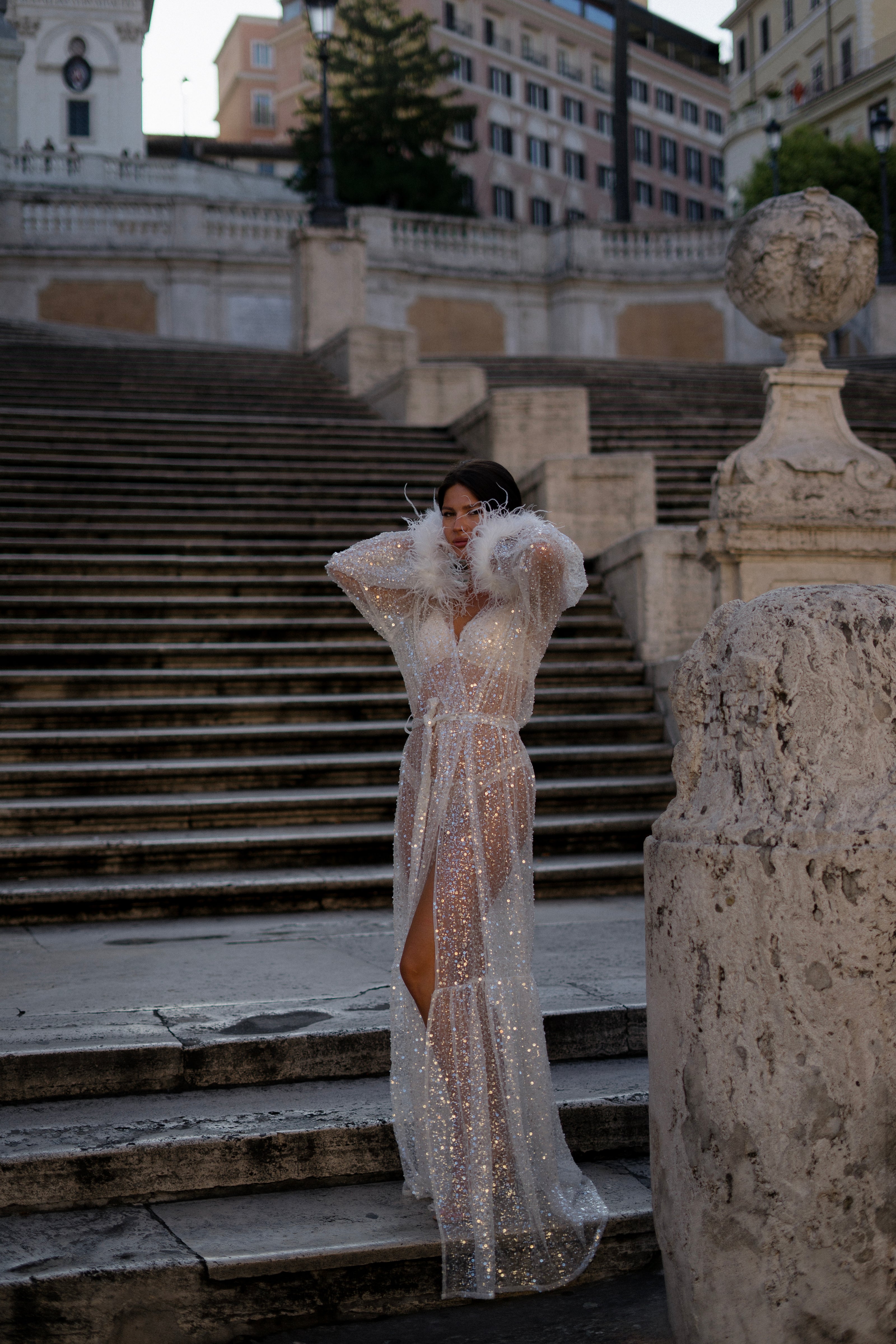 Belle de Jour - Luxury Sequin Bridal Robe