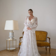 Princess - Sheer Sequin Lace Robe