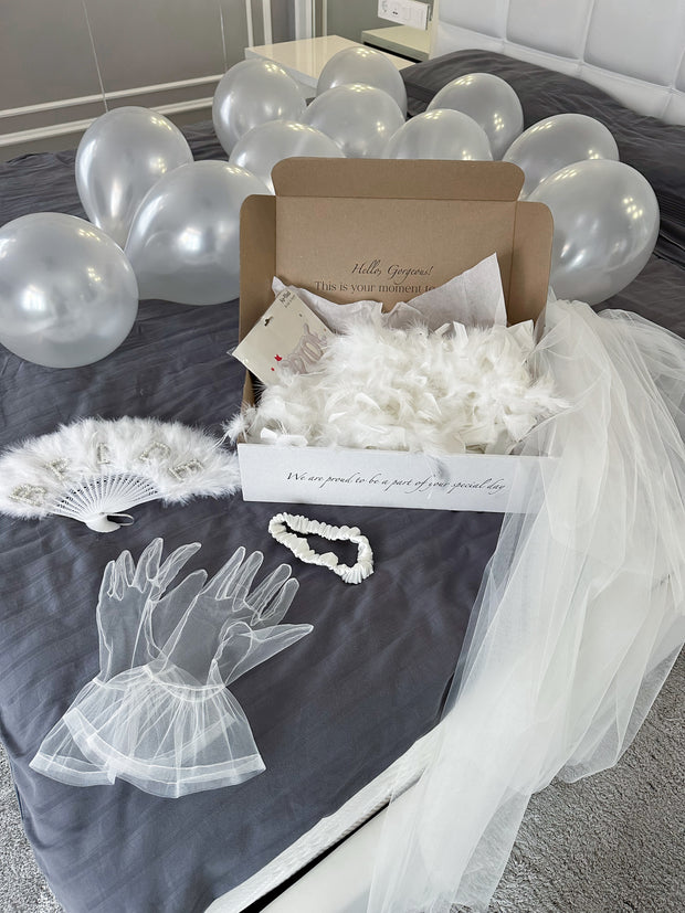 Playful bride gift box