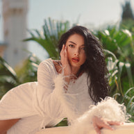 Luminous Luxe - Glitter Bridal Robe with Feathers
