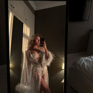 Burlesque - Transparent Shiny Robe